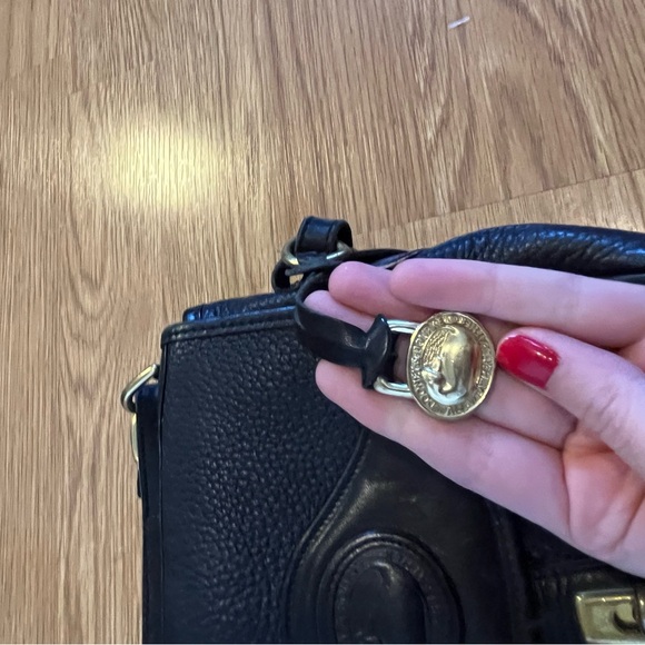 Dooney & Bourke Black Leather Crossbody Bag - Picture 5 of 11